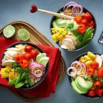 Chicken Salad with Piquante Peppers