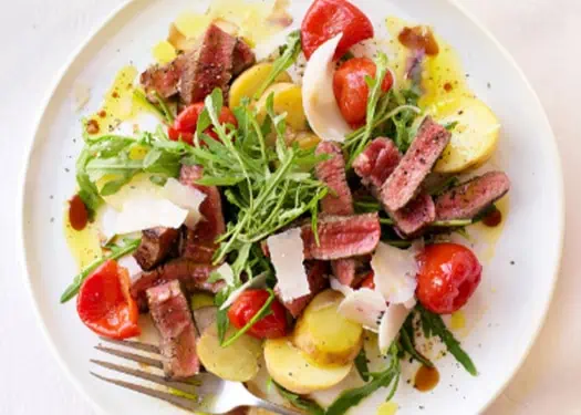 Italian Style Steak & Sweet Piquanté Pepper Salad
