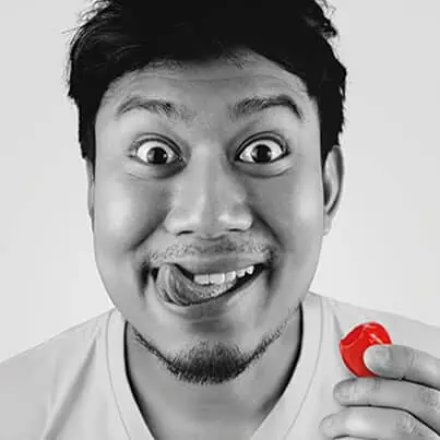 Man Loving PEPPADEW® a Sweet Piquanté Peppers