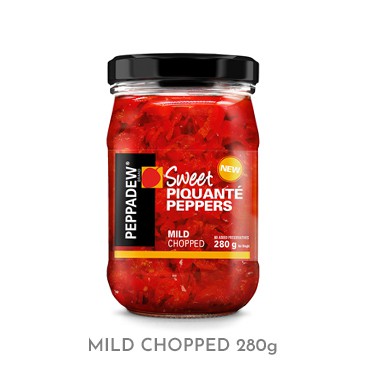 PEPPADEW® Sweet Piquante Peppers Mild Chopped