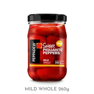 PEPPADEW Sweet Piquante Peppers Mild Whole