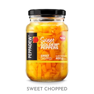 PEPPADEW® Sweet GOLDEW Peppers Sweet Chopped 400g