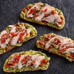 Open-chicken-and-avo-with-Piquante-Peppers-Sandwich-240x240