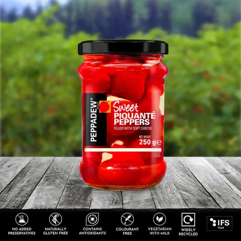 PEPPADEW® Sweet Piquanté Peppers Filled with Soft Cheese 250g