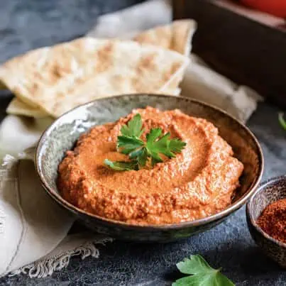 Roasted Red Pepper Hummus