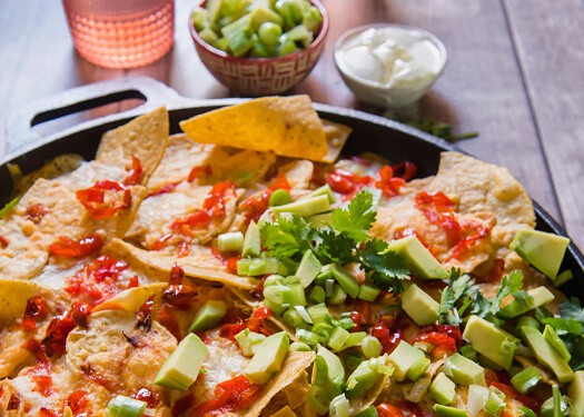 Sweet Piquanté Peppers Nachos