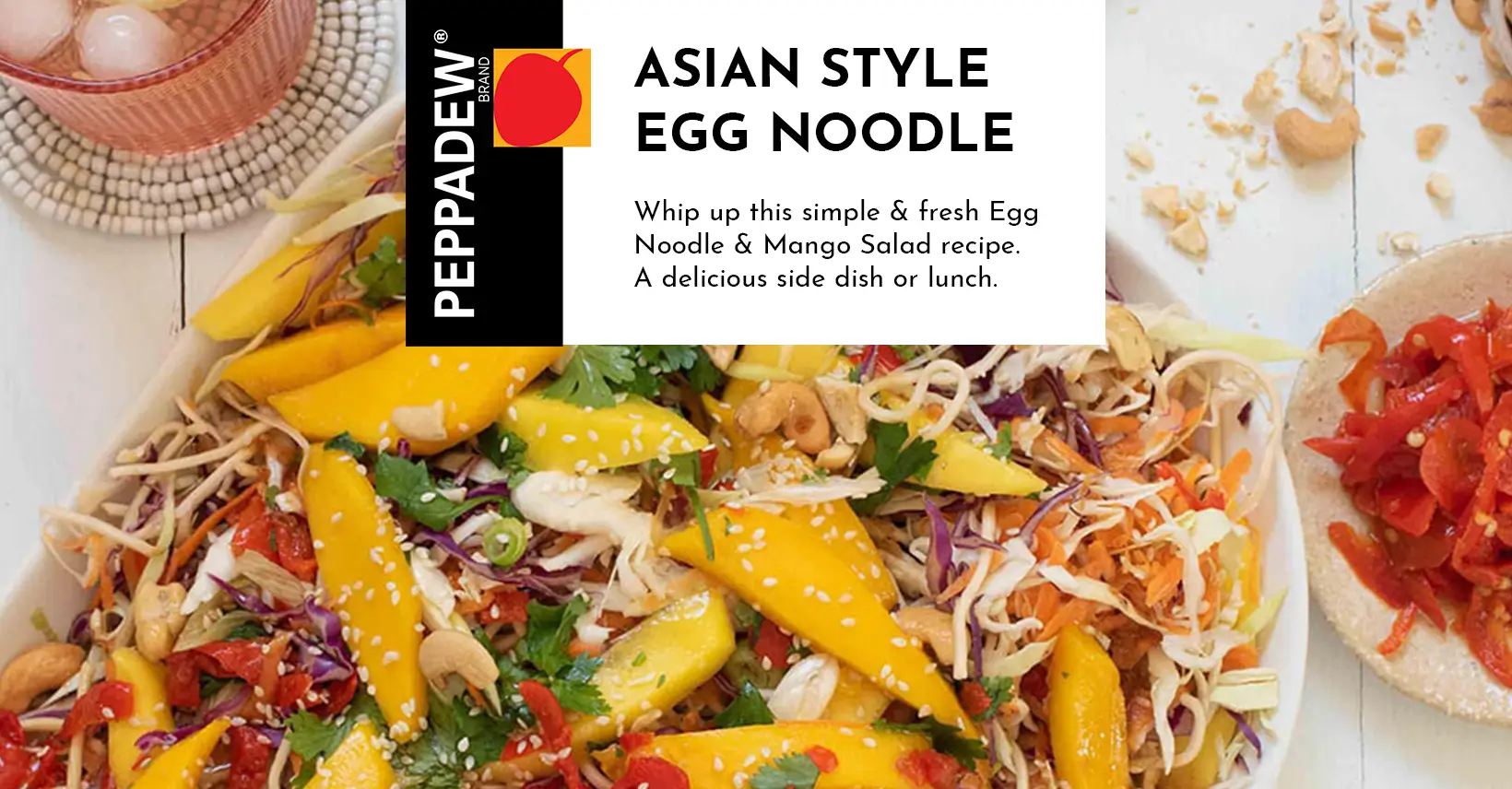 Asian Noodle Salad Recipe | PEPPADEW® UK