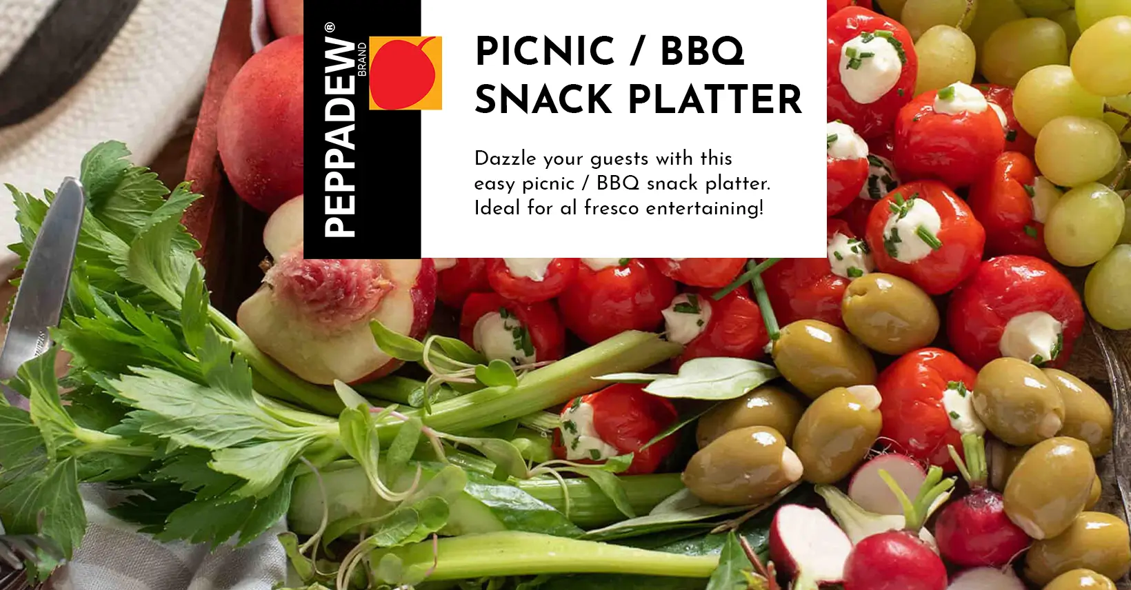 Picnic Snack Platter Recipe PEPPADEW® UK