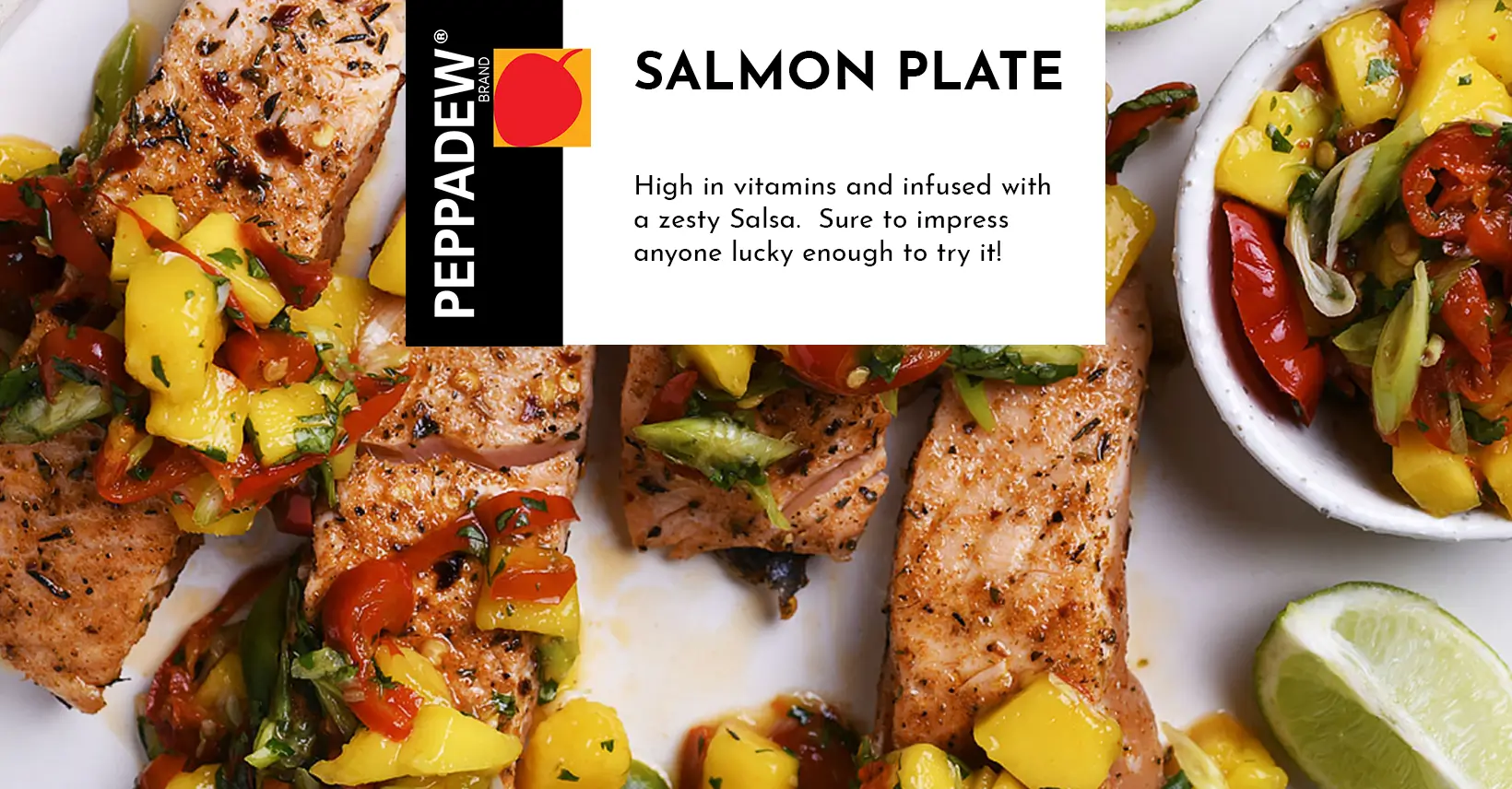 Salmon Plate with Sweet Piquanté Peppers | PEPPADEW® UK