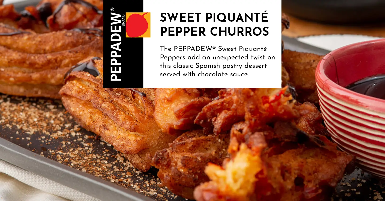 Sweet Piquanté Pepper Churros Recipe | PEPPADEW® UK