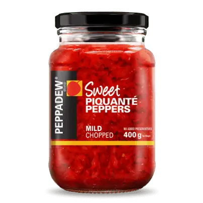 PEPPADEW® Sweet Piquanté Peppers Mild Chopped 400g
