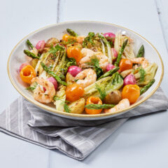 Prawn Salad with Whole Sweet Piquanté Yellow Peppers