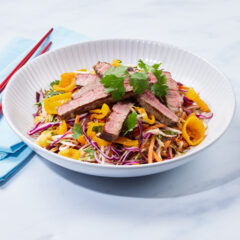 Steak Salad with Whole Sweet Piquanté Yellow Peppers
