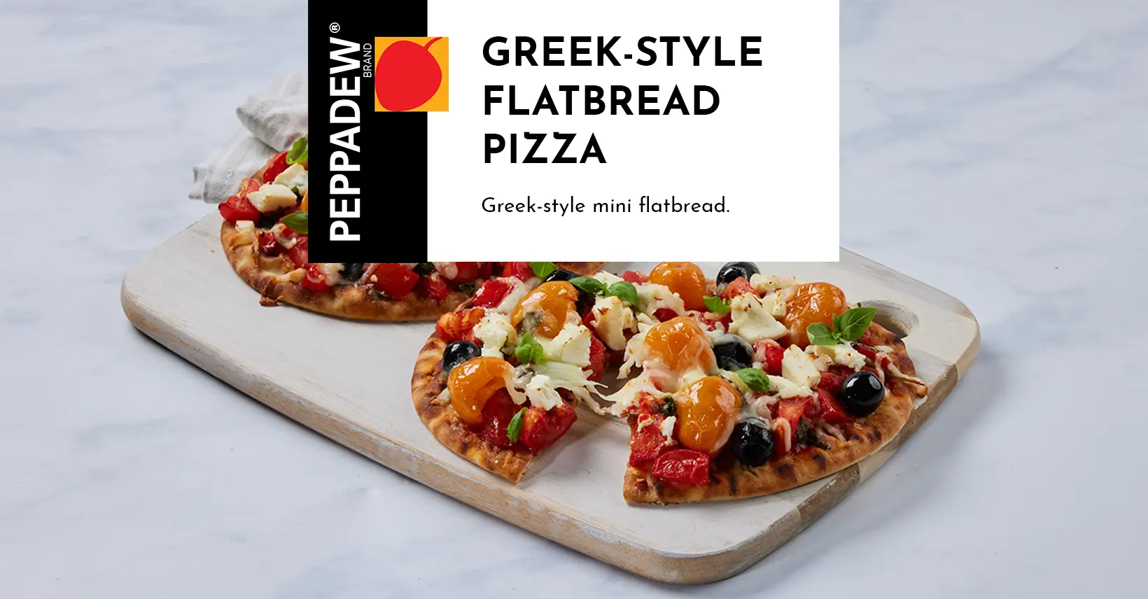 Greek Style Flatbread Pizza Recipe PEPPADEW® UK