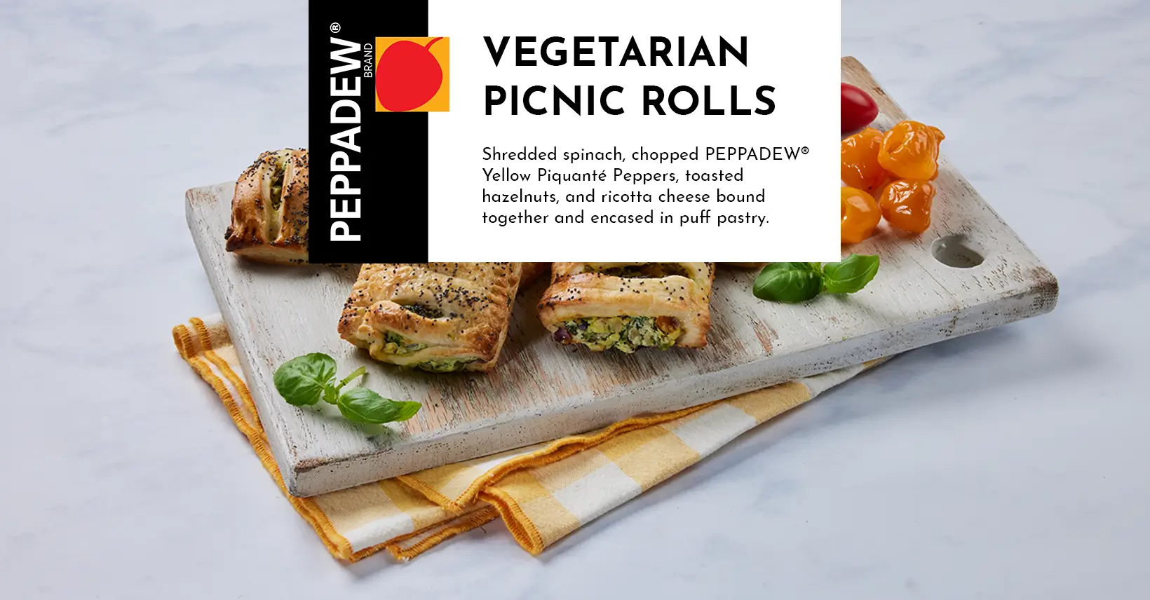 Vegetarian Picnic Rolls Recipes | PEPPADEW® UK