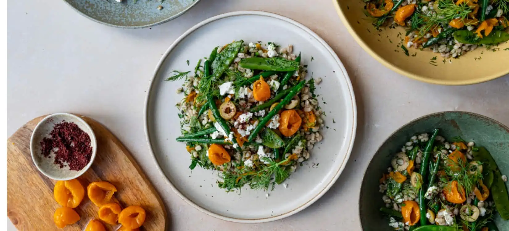Green Bean Barley & Piquanté Pepper Salad PEPPADEW® UK
