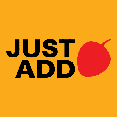 Just Add text logo