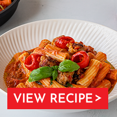 creamy sausage peppadew® red piquanté pepper pasta