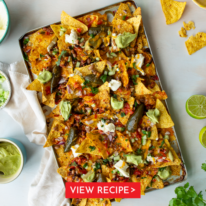 fully loaded peppadew® sweet jalapeño pepper nachos traybake mild halves 400g