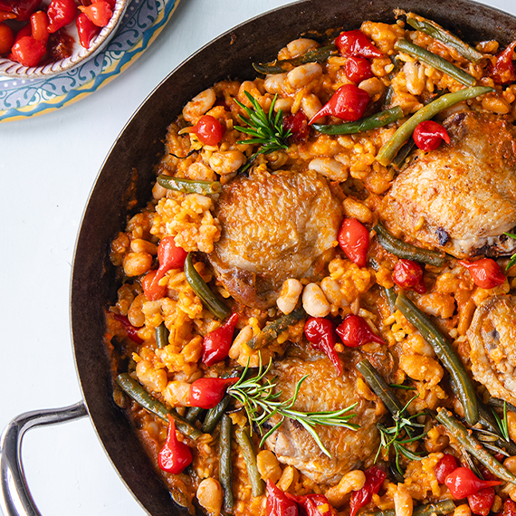 Peppadew® peppadrop chicken paella