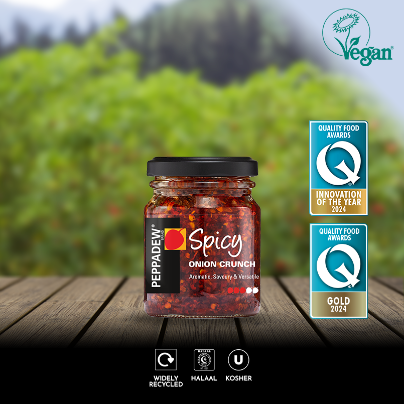 spicy onion crunch medium chilli 130g
