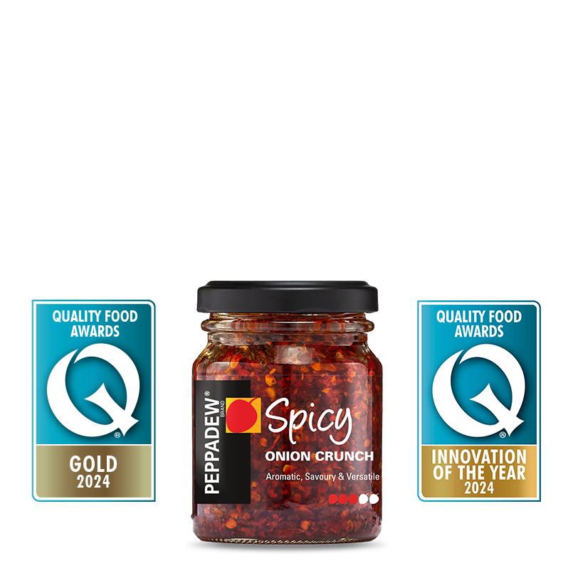 Spicy onion crunch - Medium chilli 130g