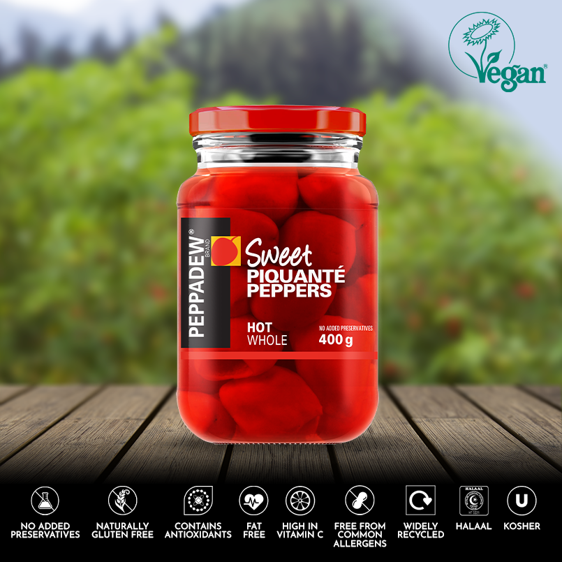 sweet piquante hot whole 400g