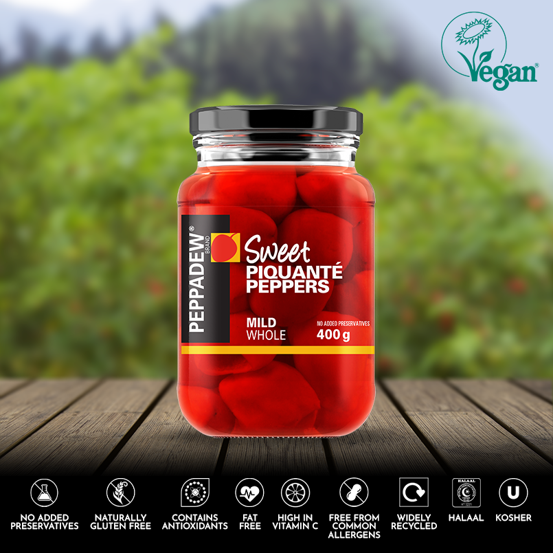 sweet piquante mild whole 400g