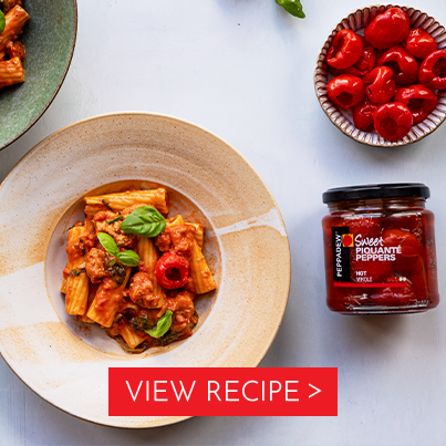Creamy sausage peppadew® red piquanté pepper pasta
