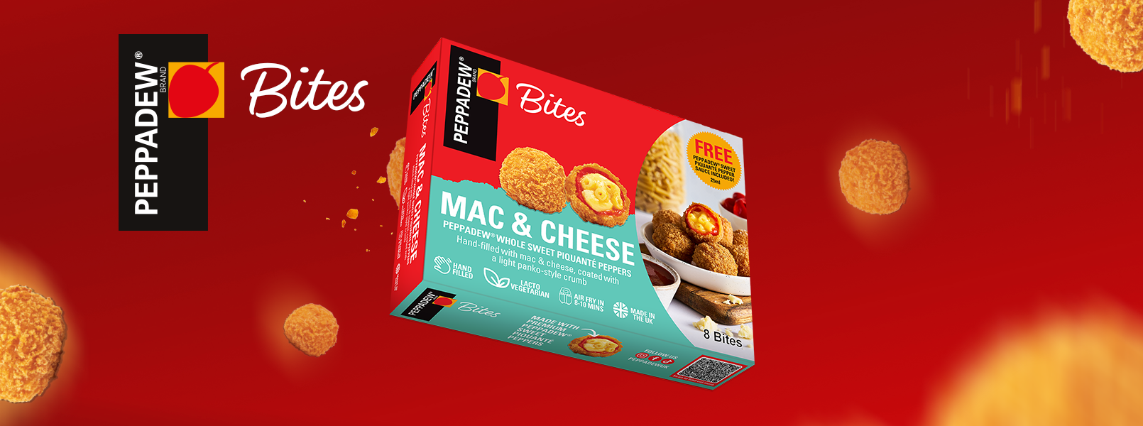 Peppadew bites Mac & Ccheese